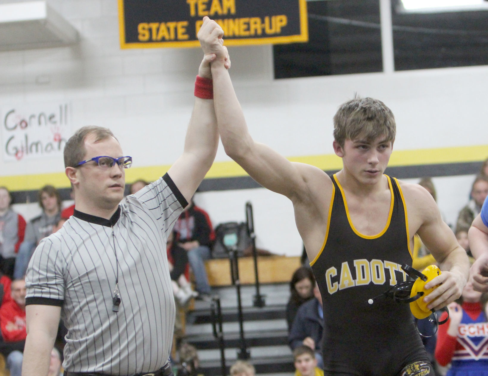 Division 3 wrestling regionals at Cadott 2-9-19